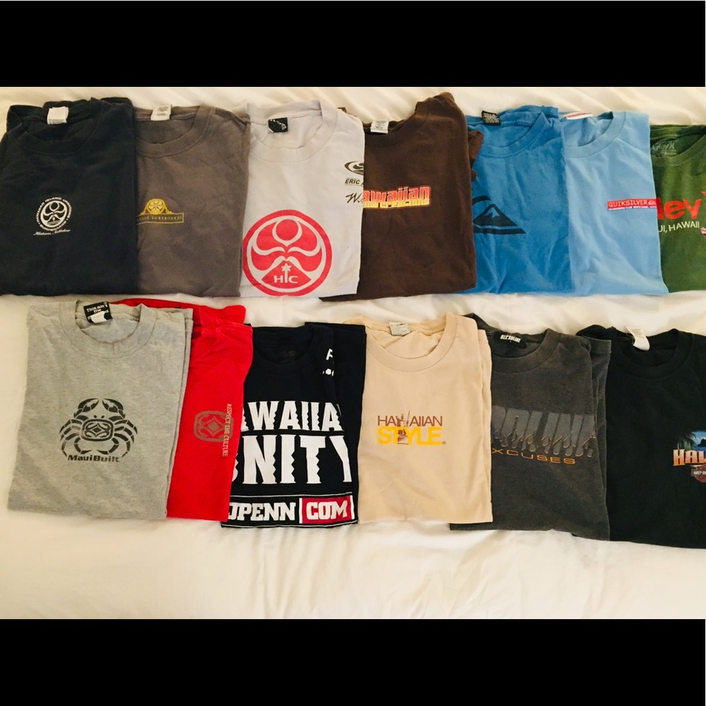 Vintage Design Hawaii T-Shirts. Scroll through to see what's still available.